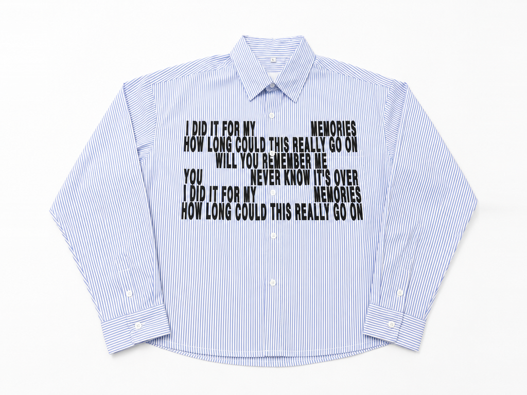 Memories Button-Up Shirt - Blue