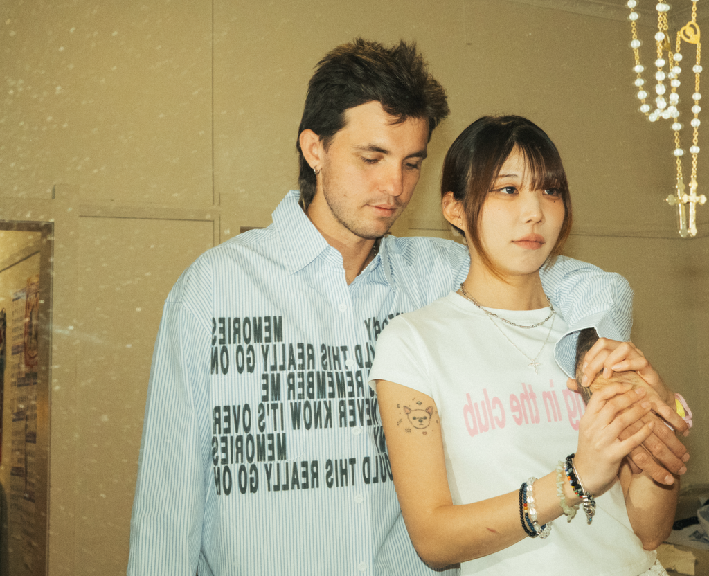Memories Button-Up Shirt - Blue