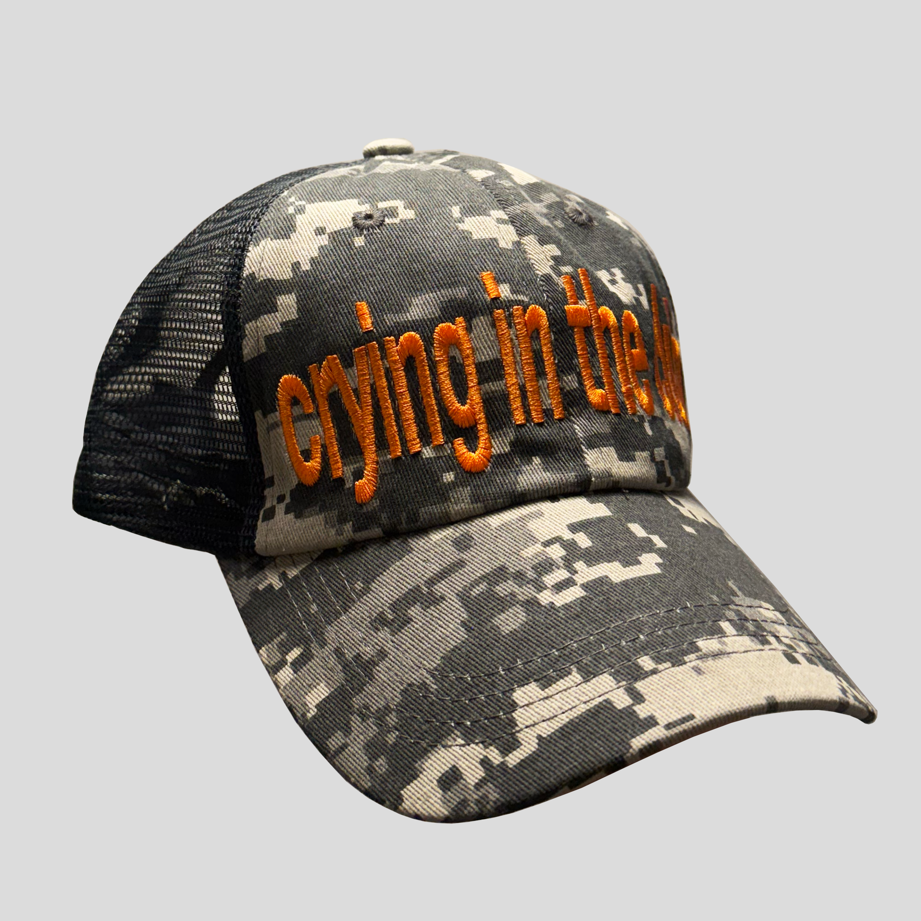 'Crying In The Club' Trucker Cap - Camo