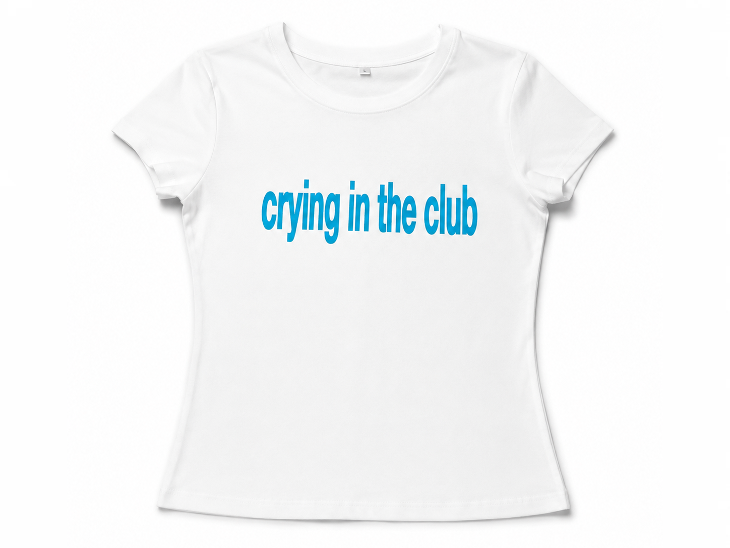 Crying in the Club Baby Tee - Blue
